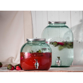 DISTRIBUTEUR EN VERRE AUTHENTIC 6 LITRES (eau,jus,boisson...)