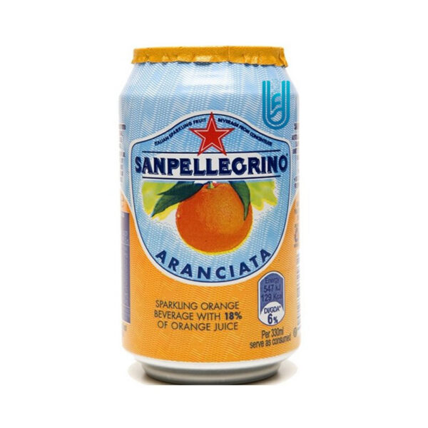 San pellegrino Orange canette 33CL