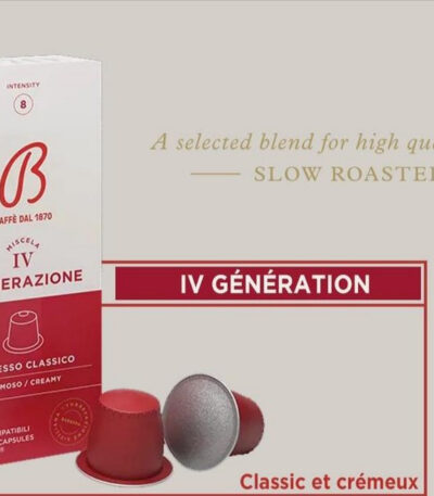 Café BARBERA ESPRESSO CLASSICO (intensité 8)* 10 capsules