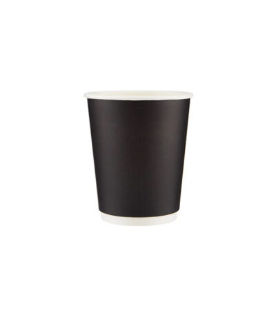 Gobelet Noir en carton 8 OZ *50 pièces