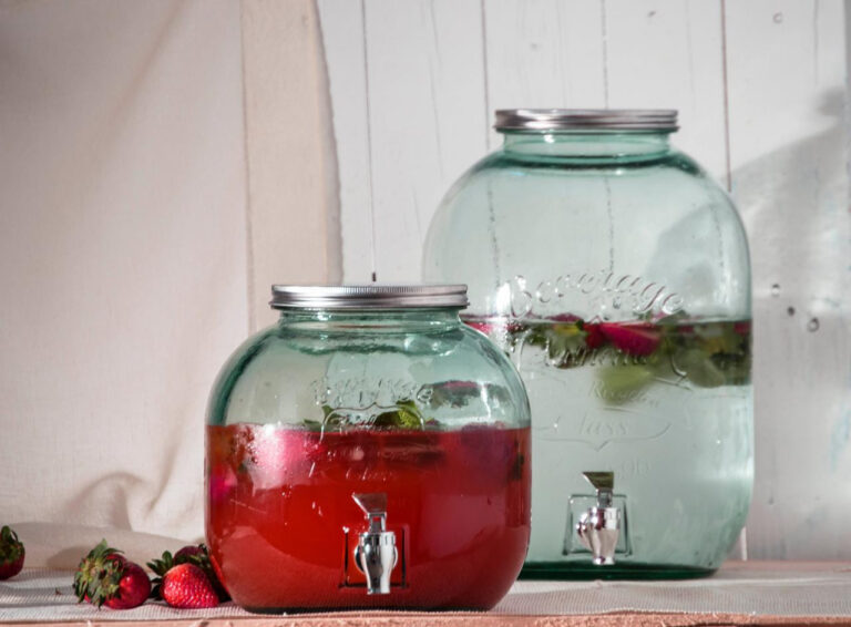DISTRIBUTEUR EN VERRE AUTHENTIC 6 LITRES (eau,jus,boisson...)