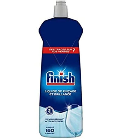 Finish Liquide de Rinçage Brillance et Séchage- Produit Lave_vaisselle 800ml